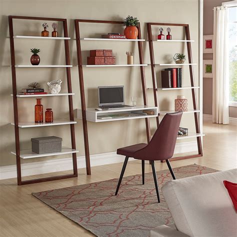 Ladder Desk With Shelves