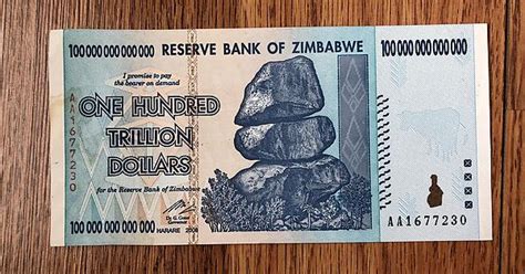 One Hundred Trillion Dollars Zimbabwe Note Album On Imgur