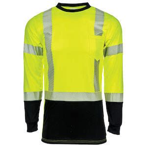 J J Keller SAFEGEAR Long Sleeve T Shirt Type R Class 3