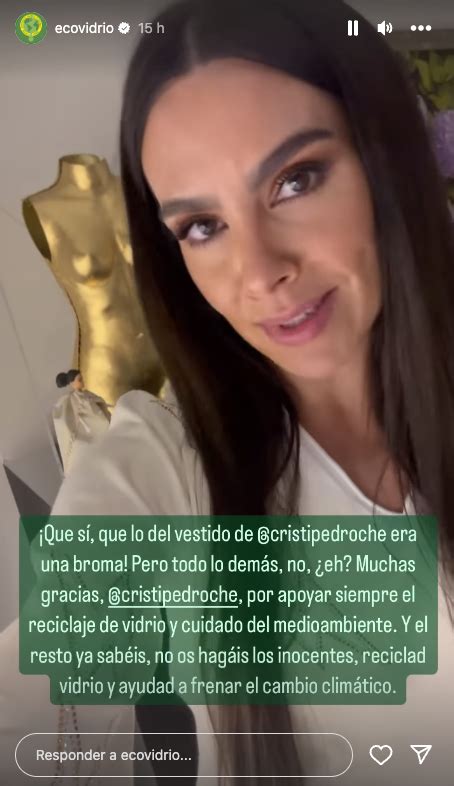 La Inocentada De Ecovidrio Con El Vestido De Cristina Pedroche