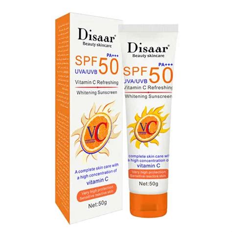 Disaar C Vitamin Sunscreen Moisturizing And Brightening High Power