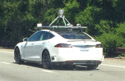 Tesla With Lidar And Mfg Plate Spotted Testing In Palo Alto Near Model