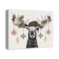 Christmas Moose Canvas | Grandin Road