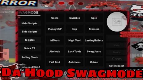 Roblox Da Hood Script Swagmode Gui Hydrogen Fluxus Youtube