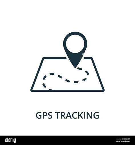 Gps Tracking Icon Simple Element From Navigation Collection Filled