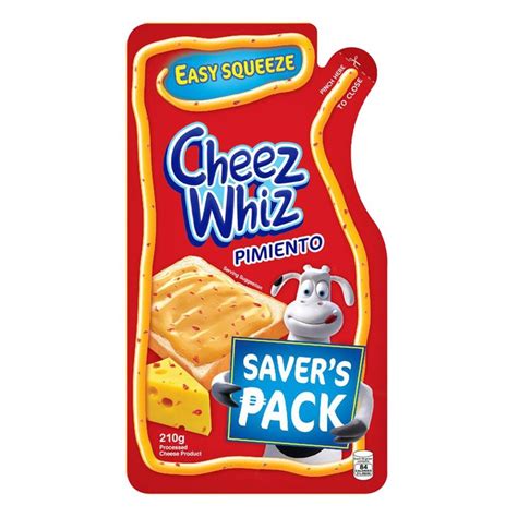 Cheez Whiz Pimiento Spread Stand Up Pouch G Shopee Philippines