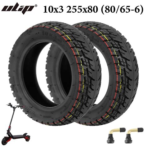 Ulip 2Pcs 10x3Inch Off Road Tubeless Tire 255x80 80 65 6 Extra Thick