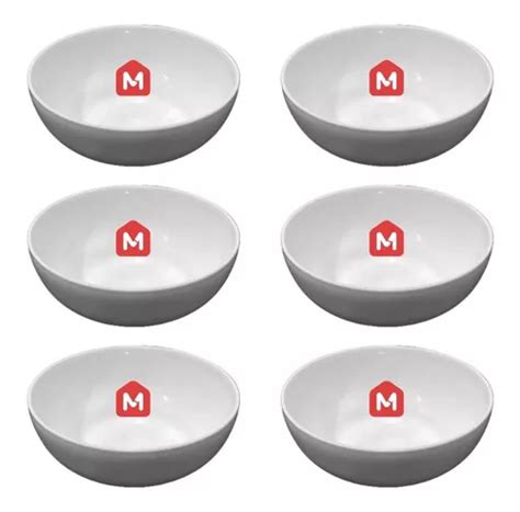 Set X6 Bowl Compotera Redonda 11 Cm Vidrio Templado