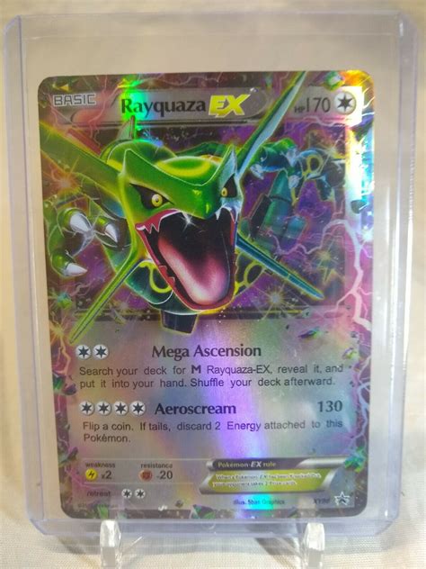 Mavin Pok Mon Tcg Card Rayquaza Ex Xy Holo Black Star Promo Pokemon