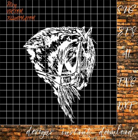 Mustang Horse Svgepsdxfpnghorse Svg Beautiful Horse Svg Horse Head