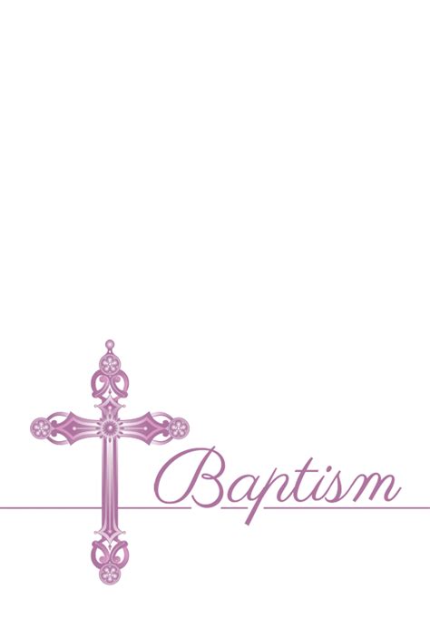 Printable Baptism Invitations Templates