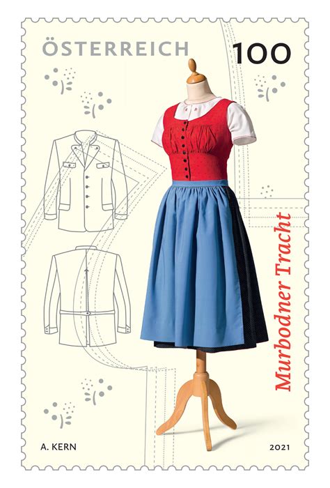 Murbodner Tracht 2021 Briefmarken Kunst Und Kultur Im Austria Forum