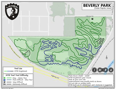 Beverly Park Trail Map- 2017 – Linn Area Mountain Biking Association