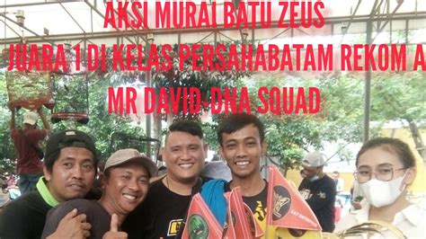 Kopdar Kmm Aksi Murai Batu Zeus Juara Di Kelas Persahabatan Rekom