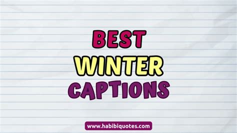 Best Winter Captions For That Cold Weather Aesthetic