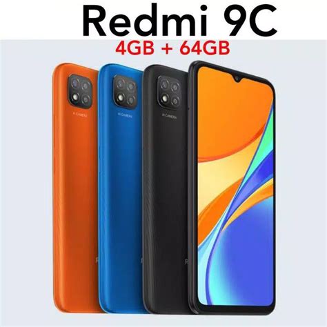 Jual Xiaomi Redmi 9C 4 64 TAM Garansi Resmi RAM 4GB 64GB Shopee Indonesia