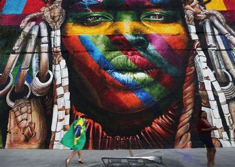 Eduardo Kobra Etnias Murals Street Art Graffiti Photography Mural