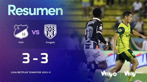 Huila Vs Envigado Resumen Y Goles Liga BetPlay Dimayor 2023 2