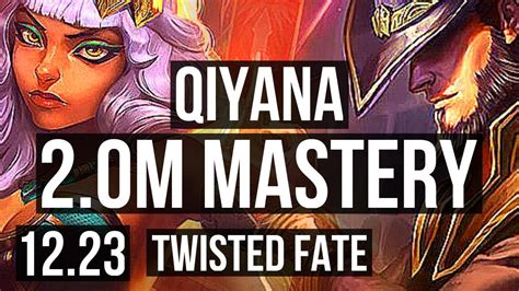 QIYANA Vs TWISTED FATE MID 2 0M Mastery 3 0 2 600 Games KR