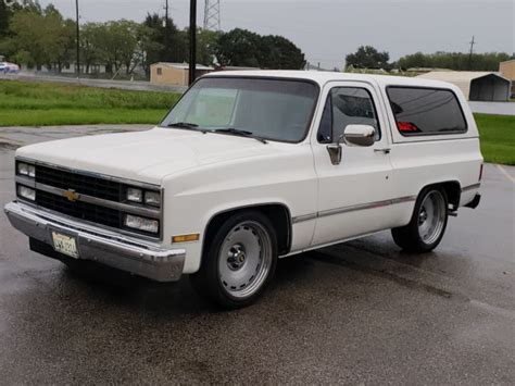 1987 K5 Blazer Lowered On Detroit Steel 20s Classic Chevrolet Blazer