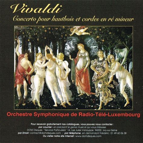 Les Quatre Saisons De Antonio Vivaldi Ensemble Orchestral De Paris