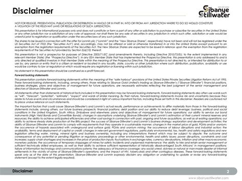 sibanye gold sbglf investor  slideshow otcmktssbglf