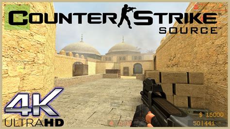 Counter Strike Source Multiplayer 2020 De Dust 2 Unlimited Gameplay 4K