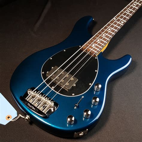 Ernie Ball Music Man Sterling 4H Vintage Blue Pearl W HS Case 9lbs