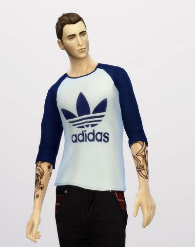 The Best Adidas Top For Males By Rusty Nail Sims 4 Lange ärmel