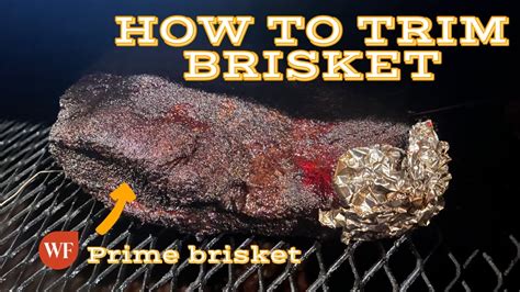 How To Trim Brisket Youtube