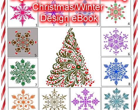 Digital Mandala Dot Painting Christmas/winter 2018 Design Ebook 12 ...