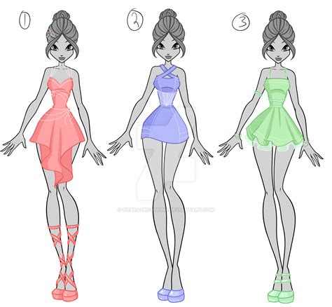 Winx Club Oc Formal Outfit Adopts 25 By Sierrasnowwinx On Deviantart