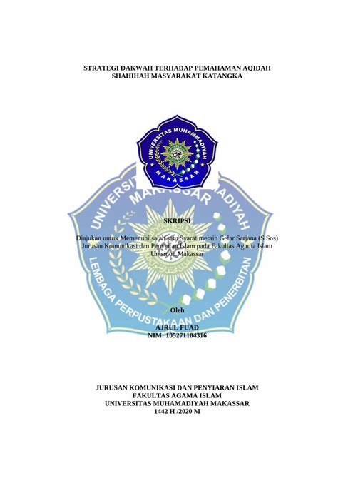 Pdf Strategi Dakwah Terhadap Pemahaman Aqidah Dokumen Tips