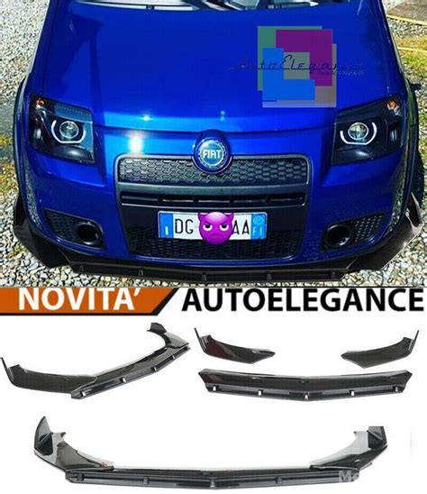 FIAT PANDA 169 2004 2012 SPLITTER PARAURTI ANTERIORE NERO LU Tiranë