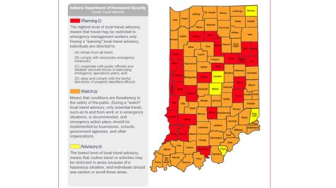 Indiana Counties Under Travel Advisories As Winter Storm Takes Aim