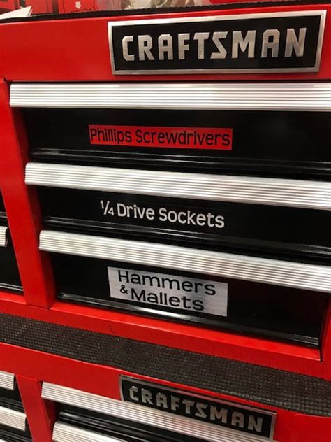 Custom Tool Box Magnets Labels Mechanics Craftsman Etsy