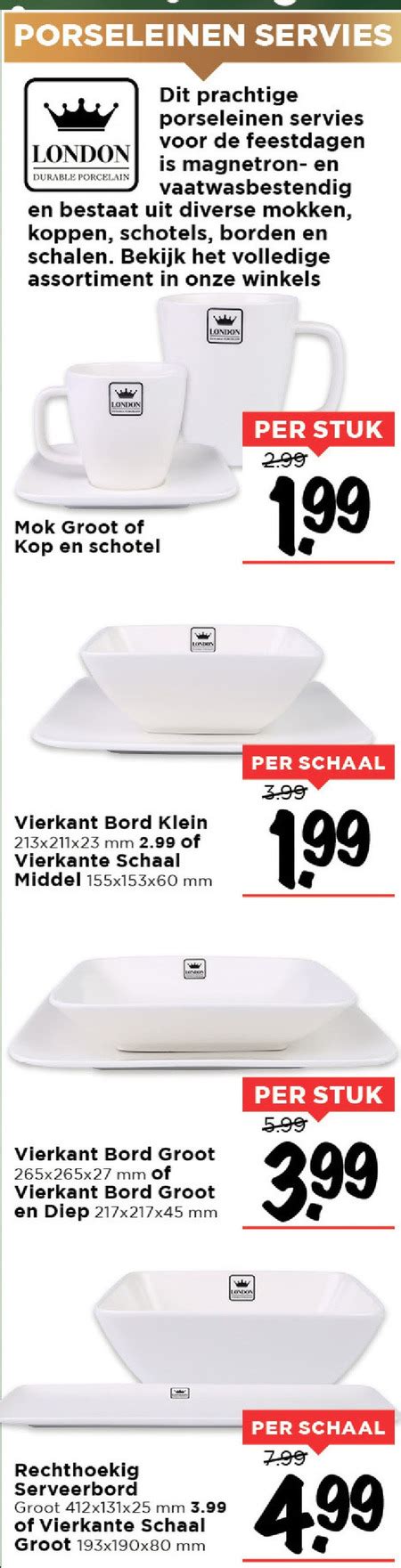 Kop En Schotel Servies Folder Aanbieding Bij Vomar Details