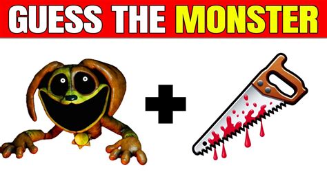 Guess The Monster By Emoji Special Challenges With Poppy Playtime