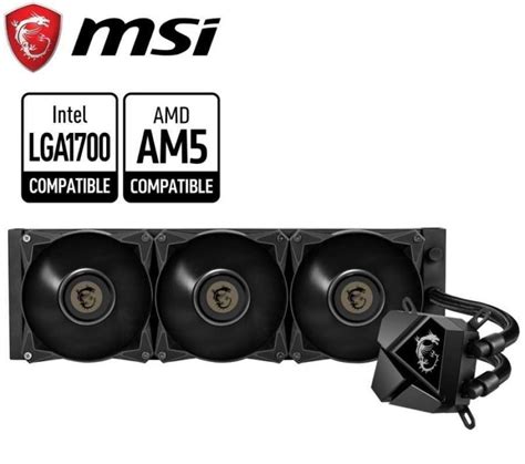 MSI MAG CORELIQUID P240 Intel AMD 240mm Dual Fan CPU Liquid