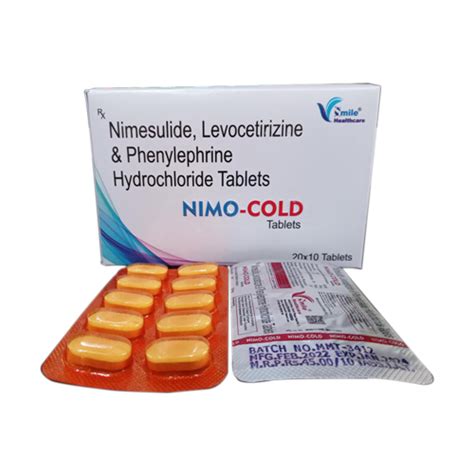 NIMO COLD Tablets Smile Healthcare