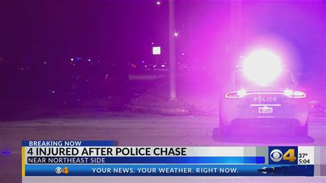 Police Chase Ends In Multi Car Crash 5 Injured Wttv Cbs4indy