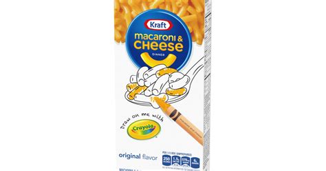 Crayola Kraft Get Cheesy With Special Mac And Cheese Boxes License Global