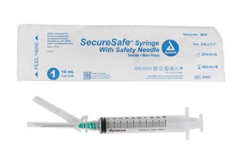 Securesafe Hypodermic Syringes With Needles Dynarex Ocean