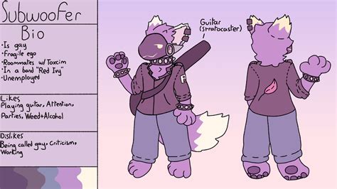 Ref Sheet Of My New Fursona Rprotogen