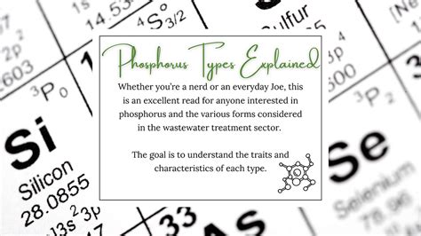 Phosphorus Types Explained