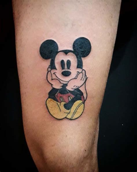 UPDATED: 40 Iconic Mickey Mouse Tattoos | Mickey mouse tattoos, Mouse ...