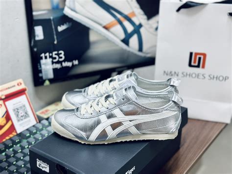 N N Shoes Shop ONITSUKA MEXICO 66 SILVER OFF WHITE