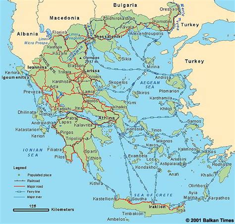 Geografska Karta Grcke | superjoden
