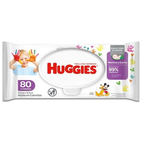 Toallita Humeda Huggies Manito Carita X 80 Distrikher Distribuciones