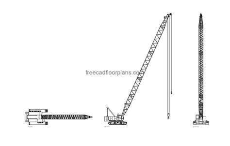 Kobelco Crane Autocad Block Free Cad Floor Plans